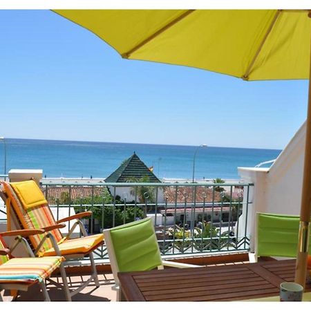 Sunny Apartment On Burriana Beach Nerja Exterior foto
